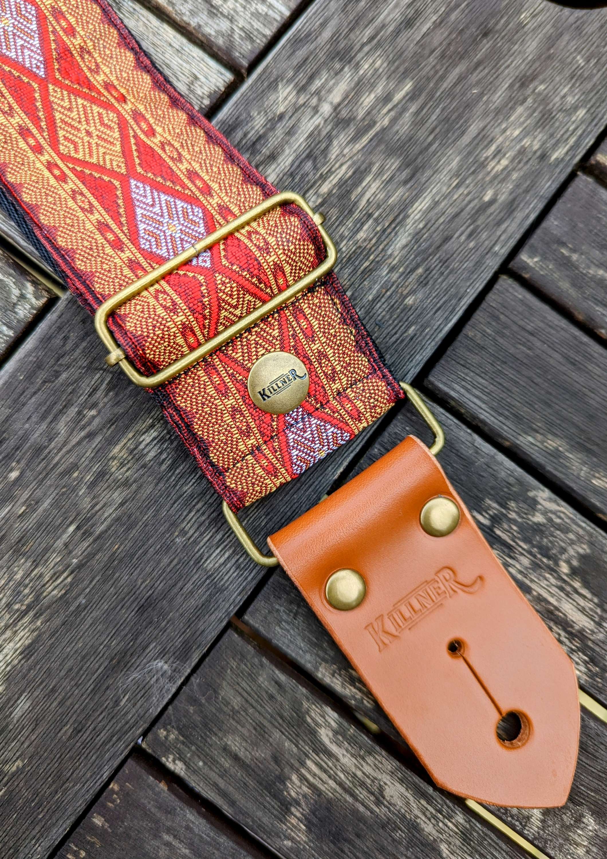 Ruby Treasure - Handmade - Guitar Strap