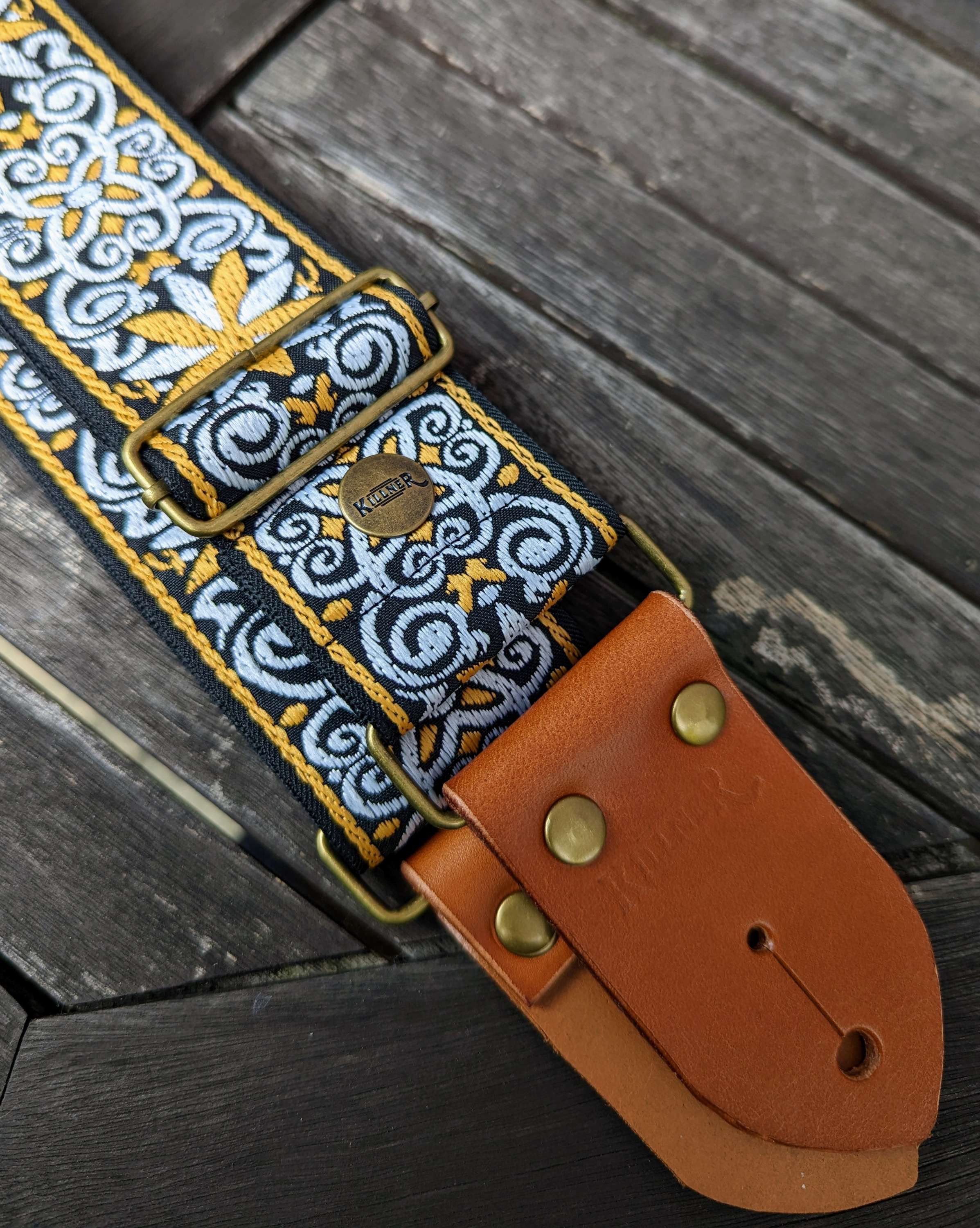 Moonflower - Handmade - Guitar Strap