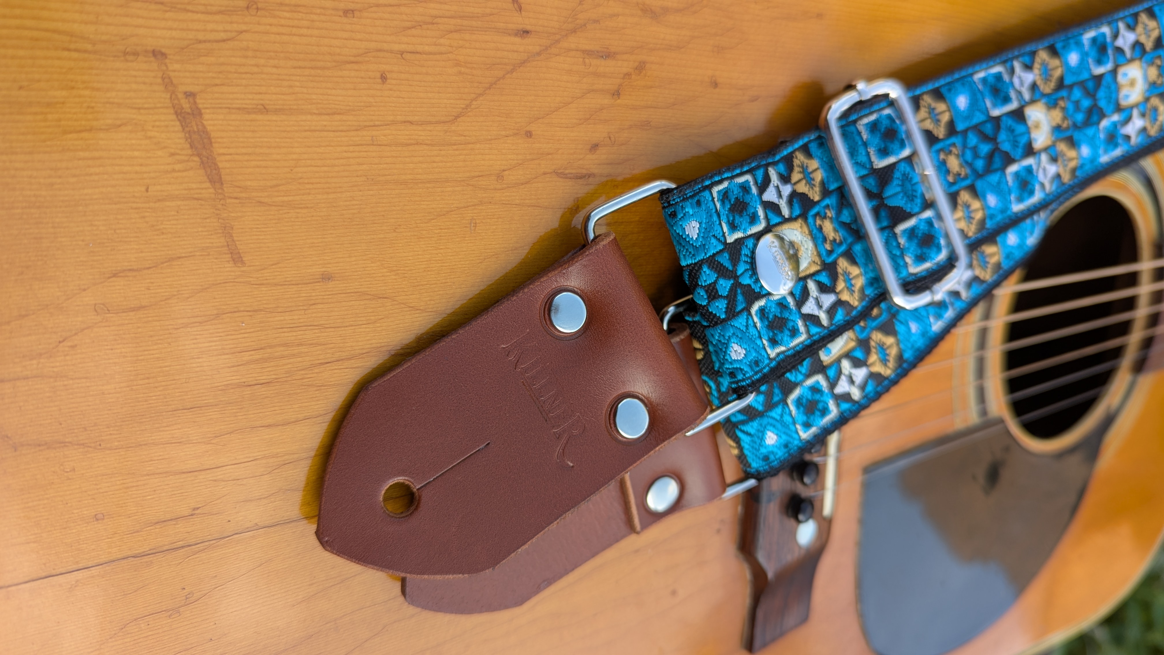 Festival - Blue Guitar Strap