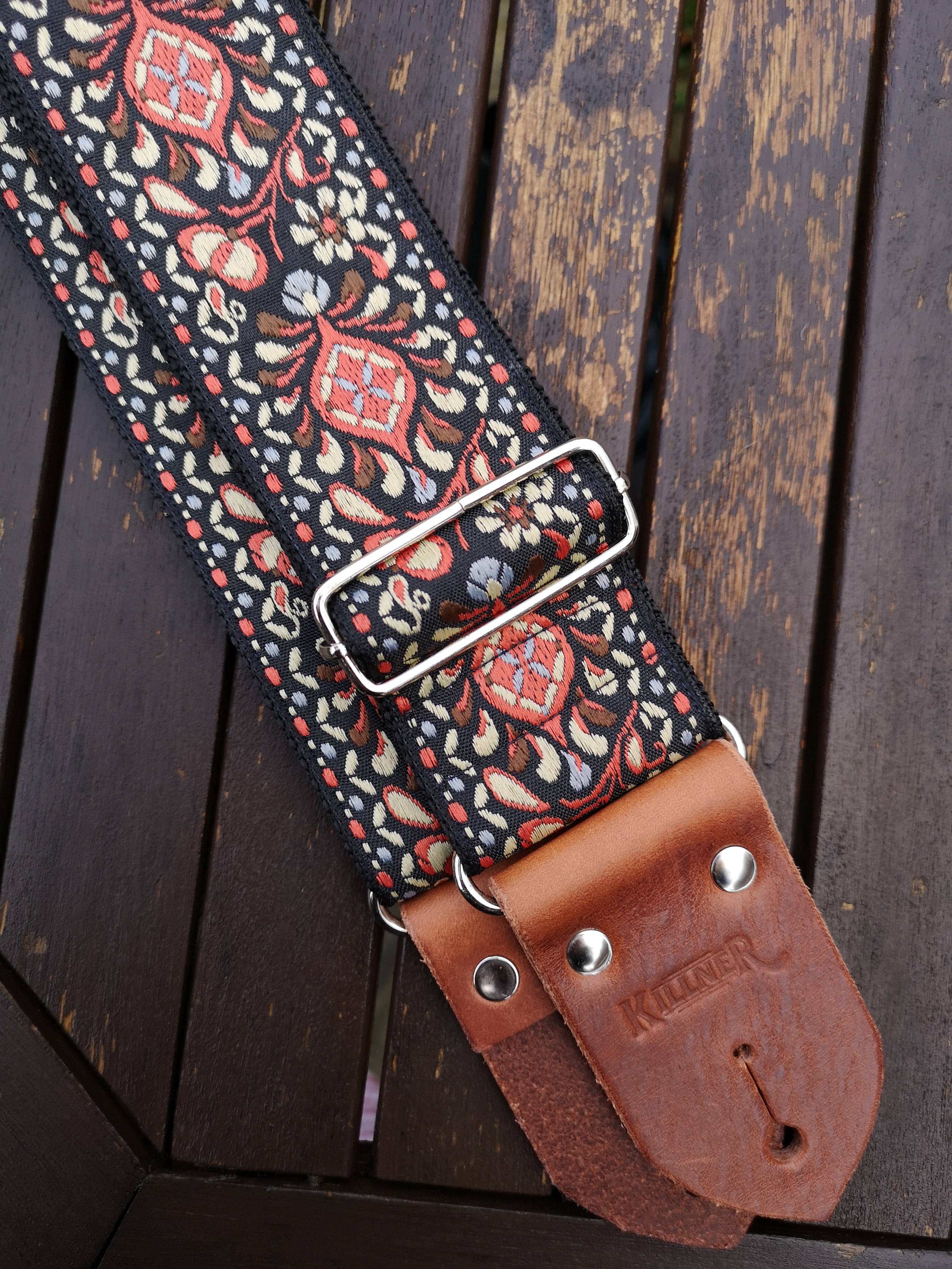 Peach Lantern - Handmade - Guitar Strap