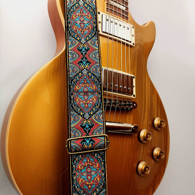 Indian Sunset - Handmade - Guitar Strap