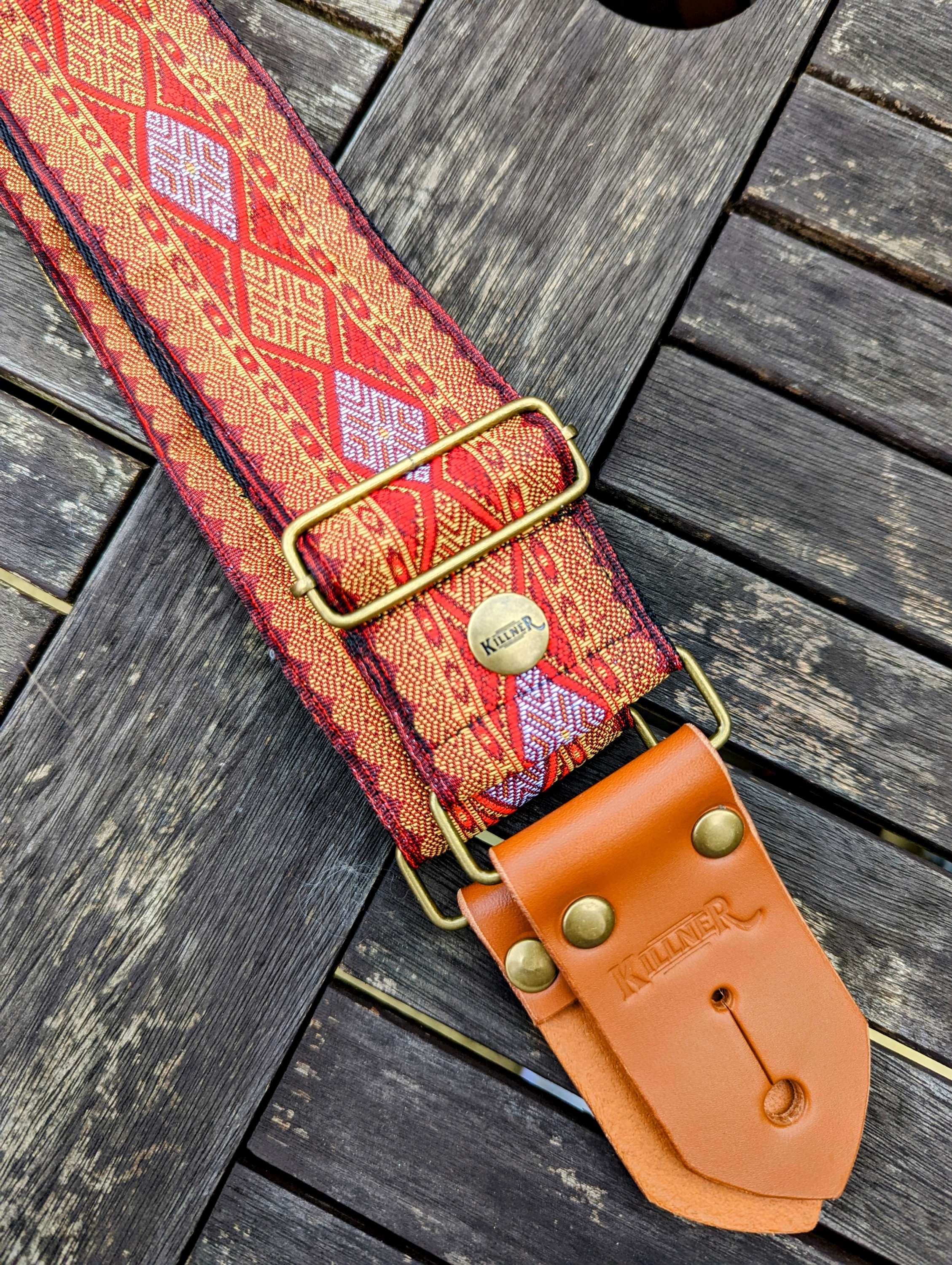 Ruby Treasure - Handmade - Guitar Strap