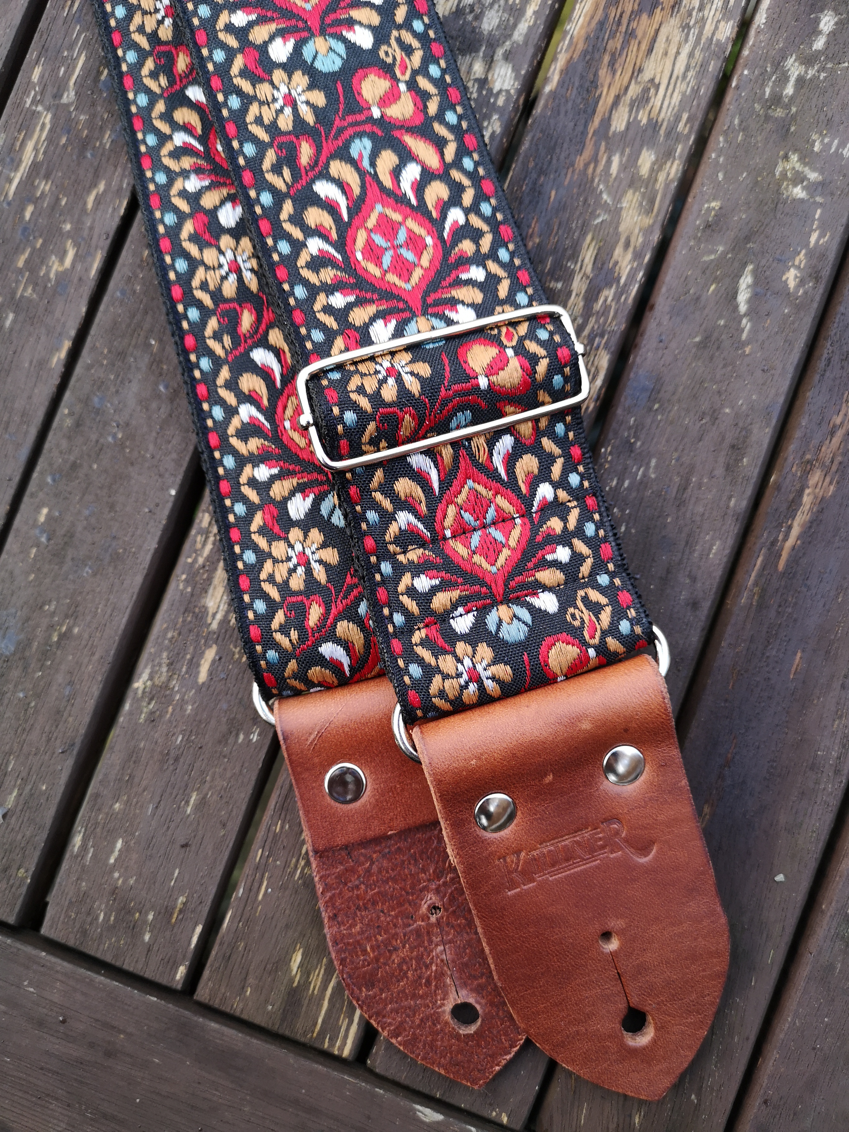 Cherry Lantern - Handmade - Guitar Strap