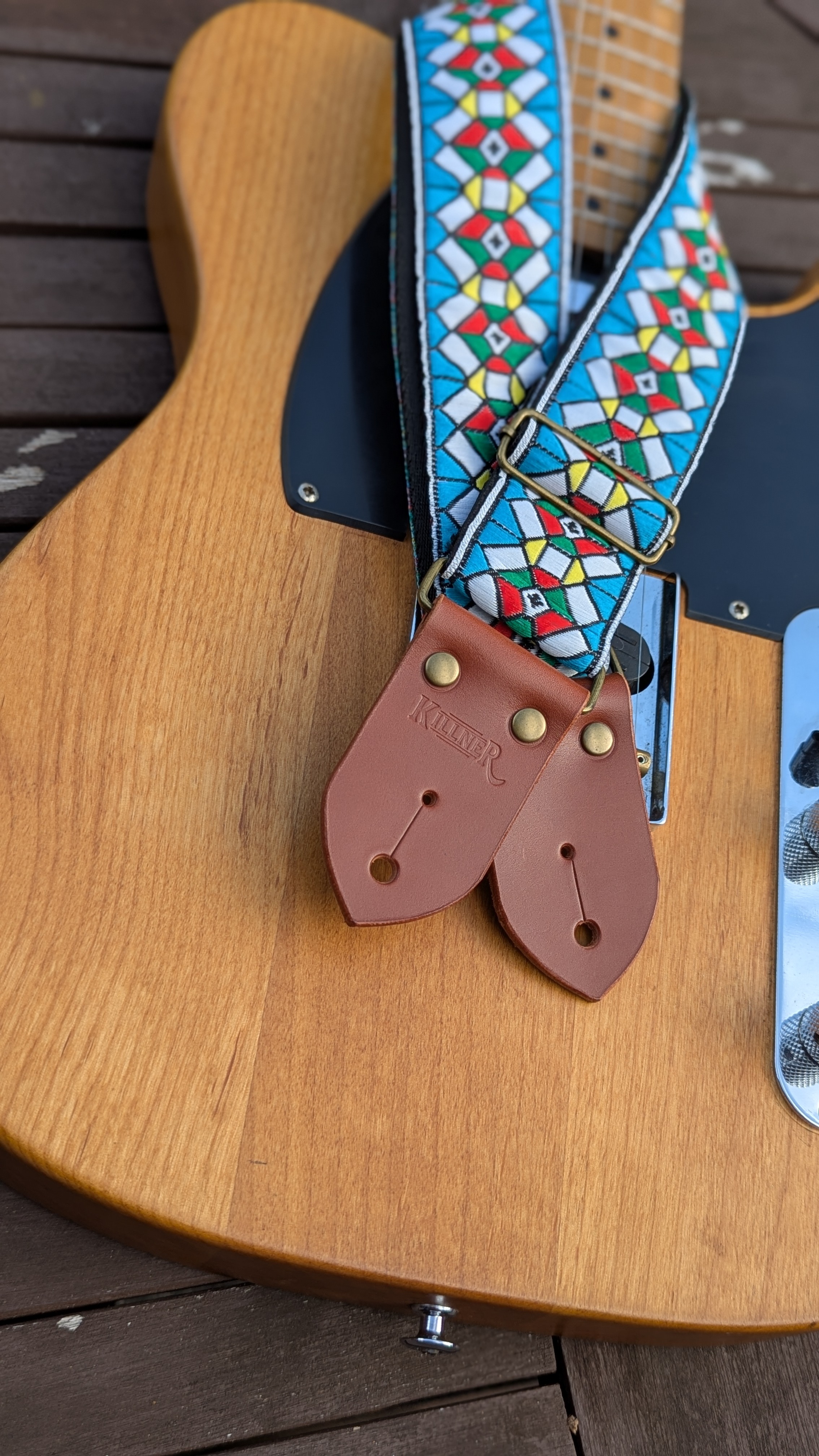 Stained Glass - Handmade - Guitar Strap