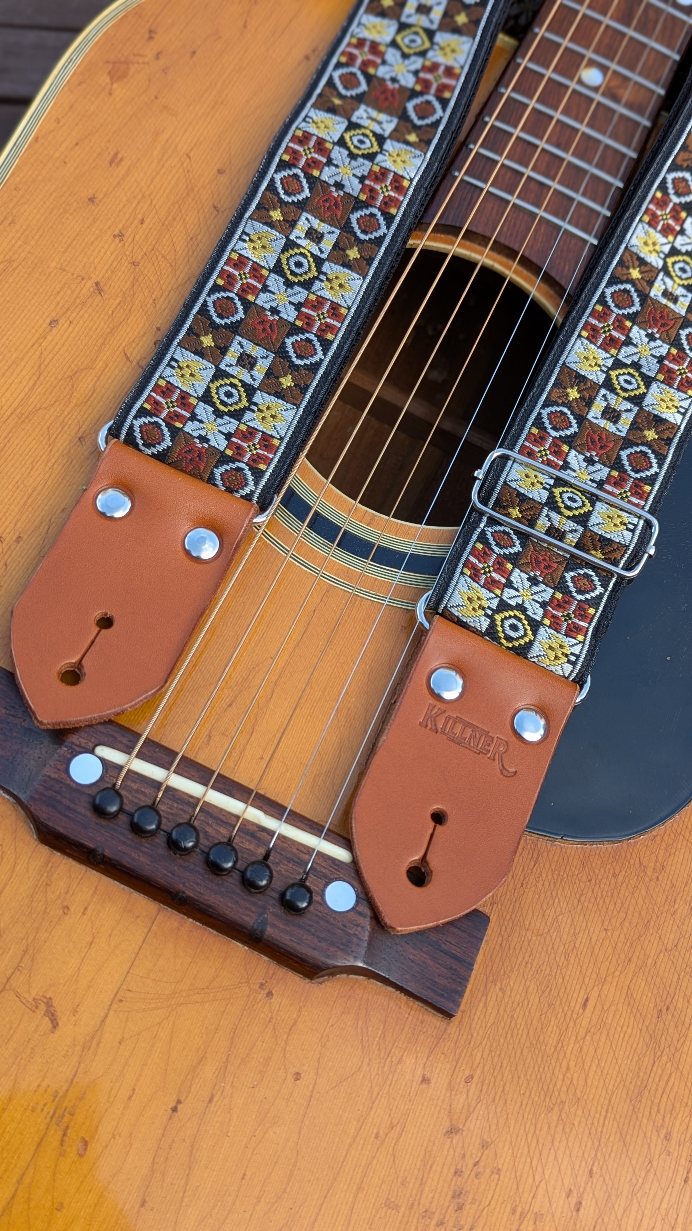 Festival - Brown - Handmade - Guitar Strap