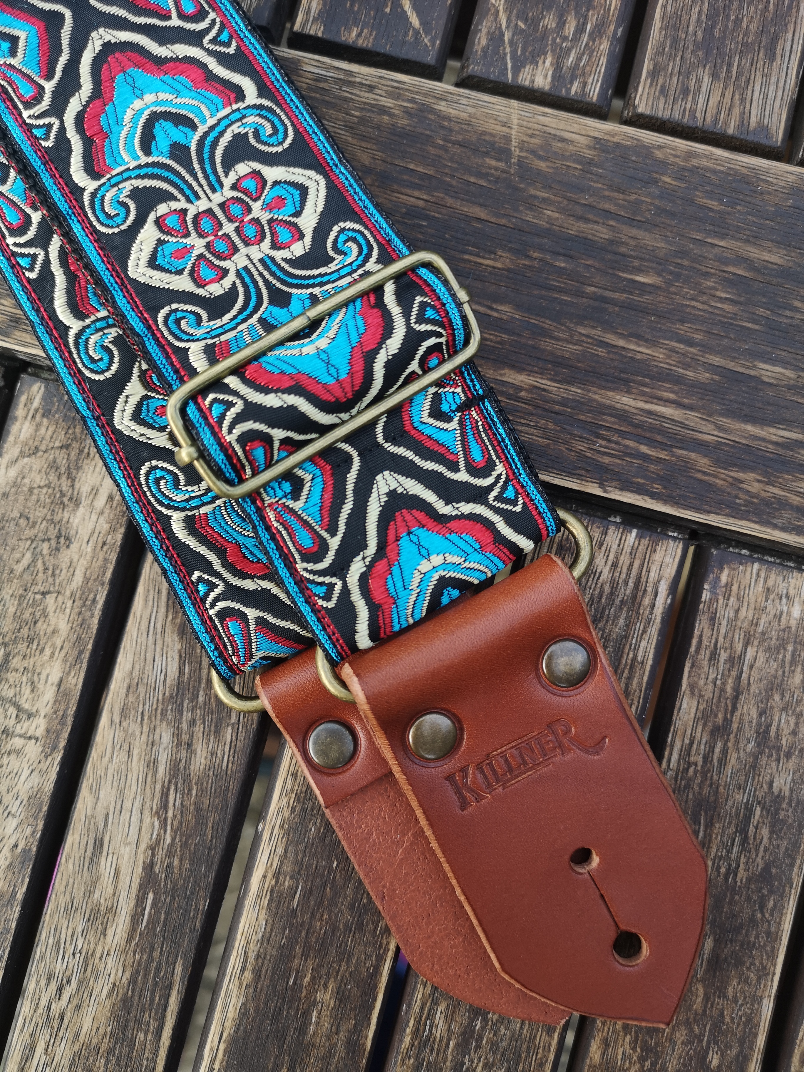 Ocean Jewel - Handmade - Guitar Strap
