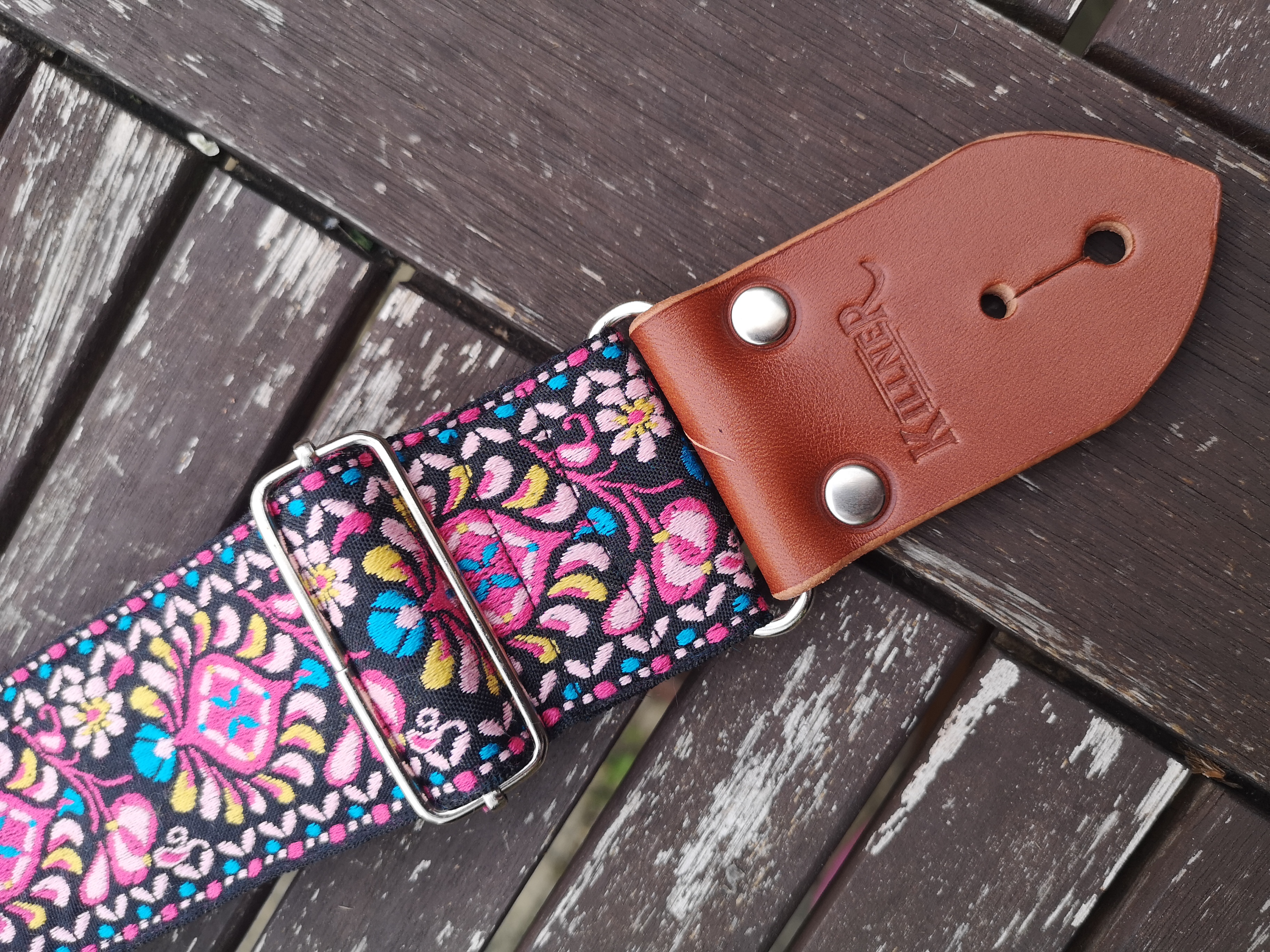 Bubblegum Lantern - Handmade - Guitar Strap