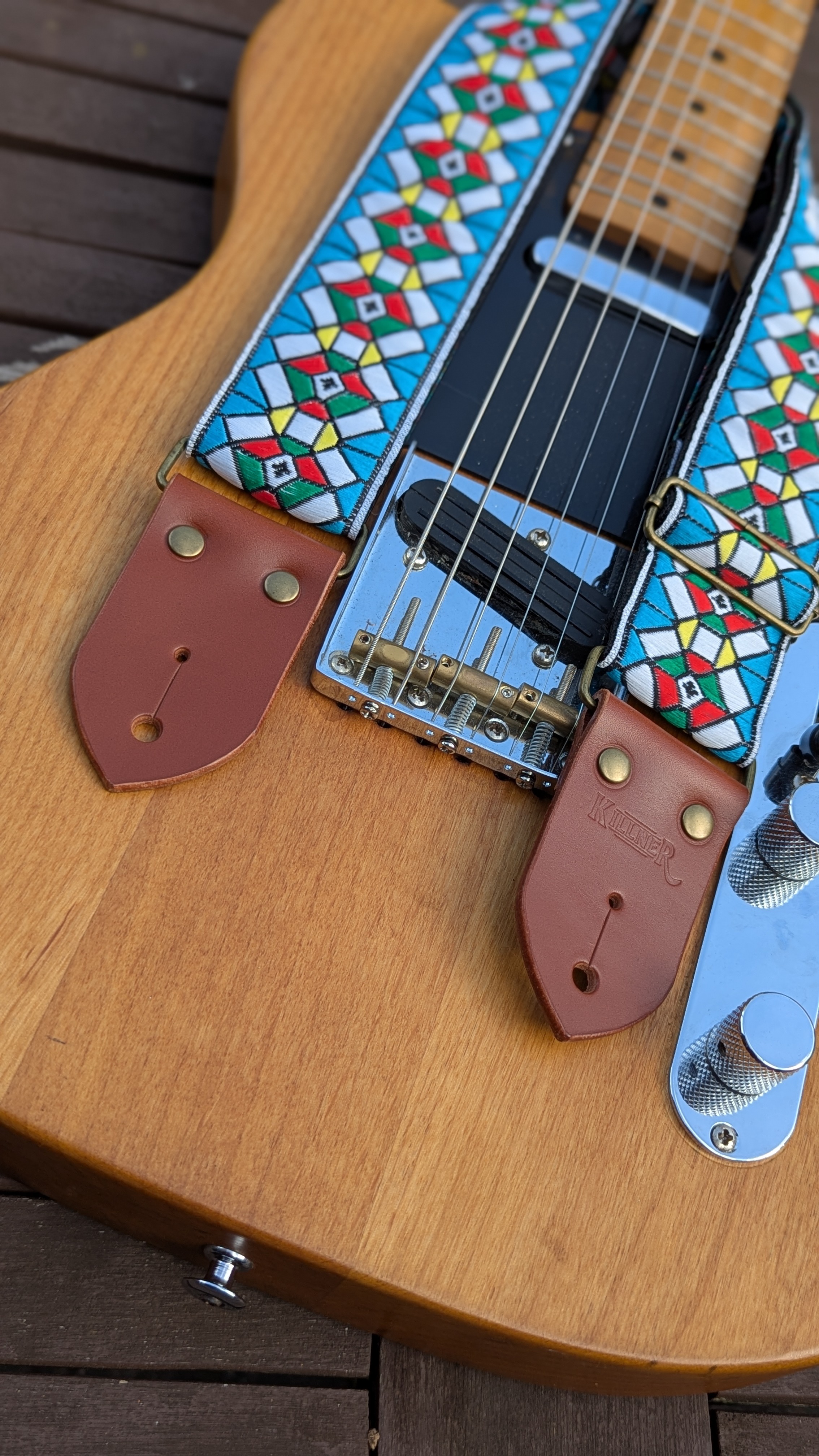 Stained Glass - Handmade - Guitar Strap