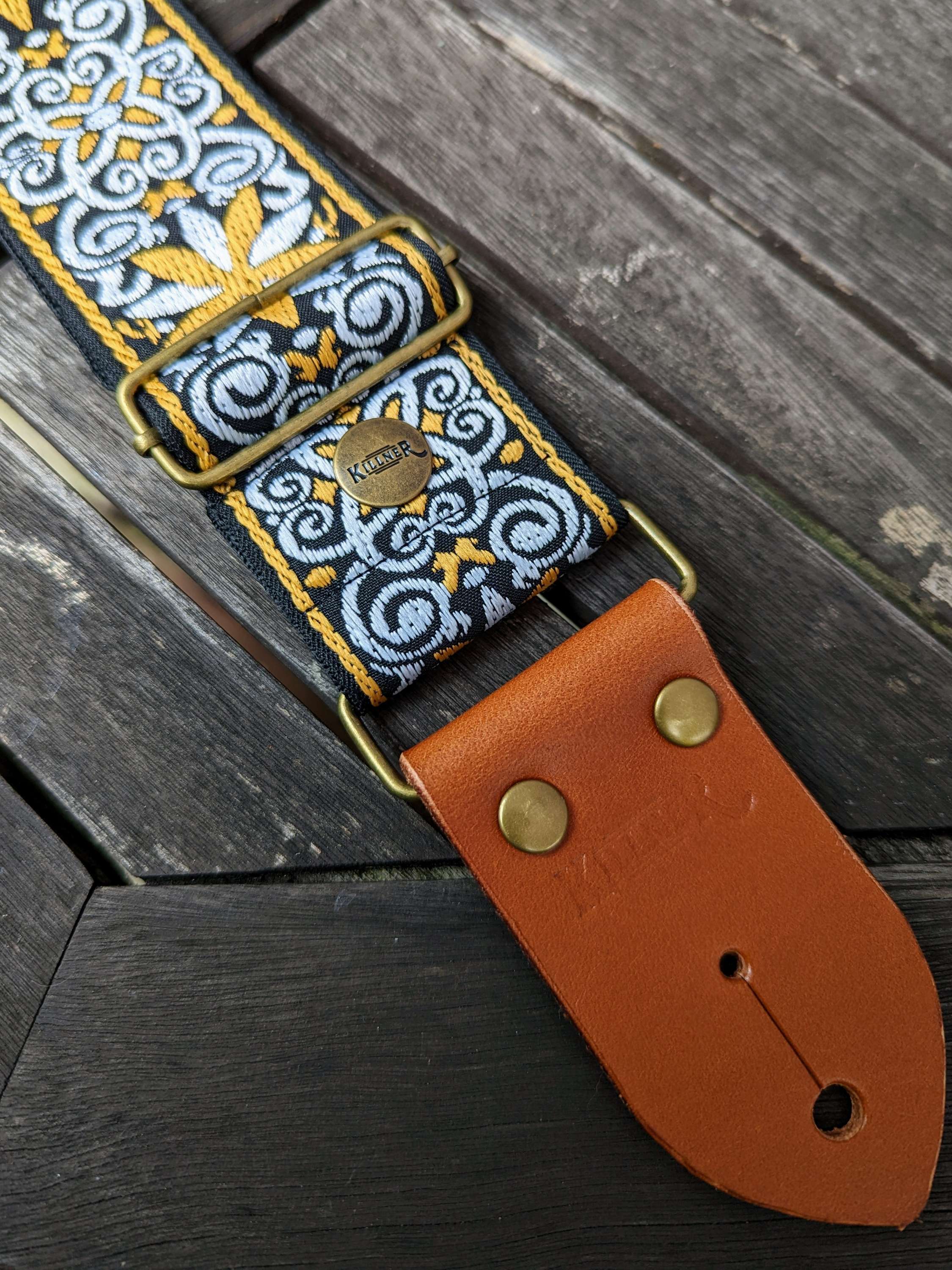 Moonflower - Handmade - Guitar Strap