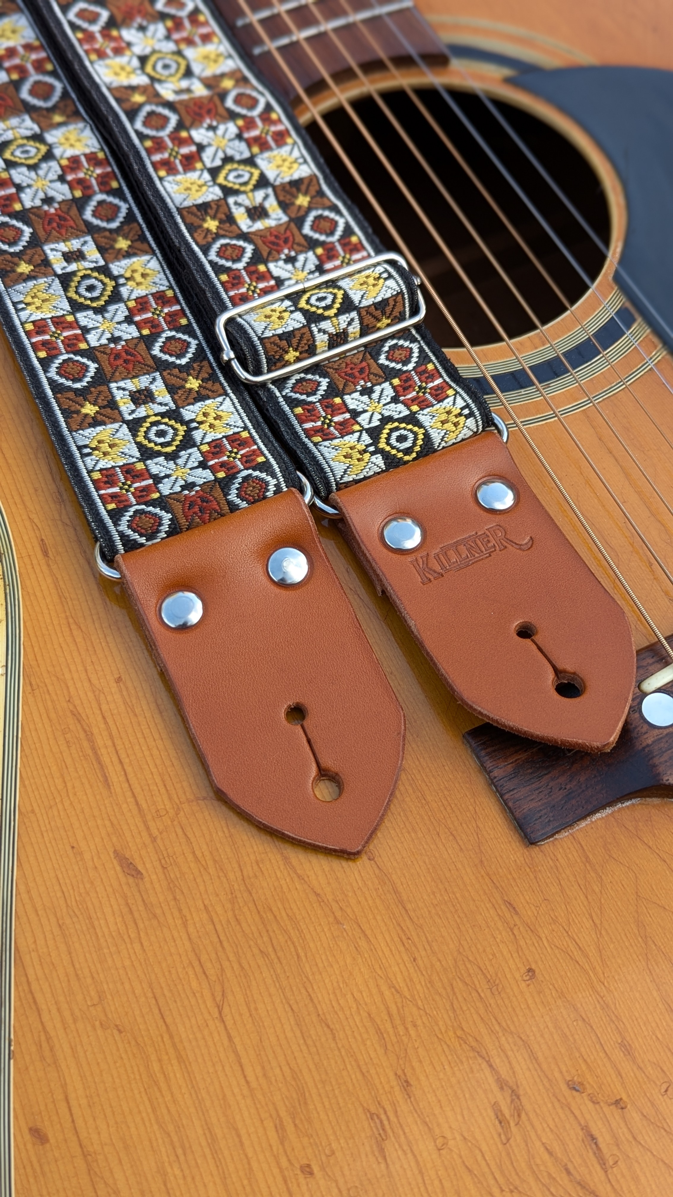 Festival - Brown - Handmade - Guitar Strap