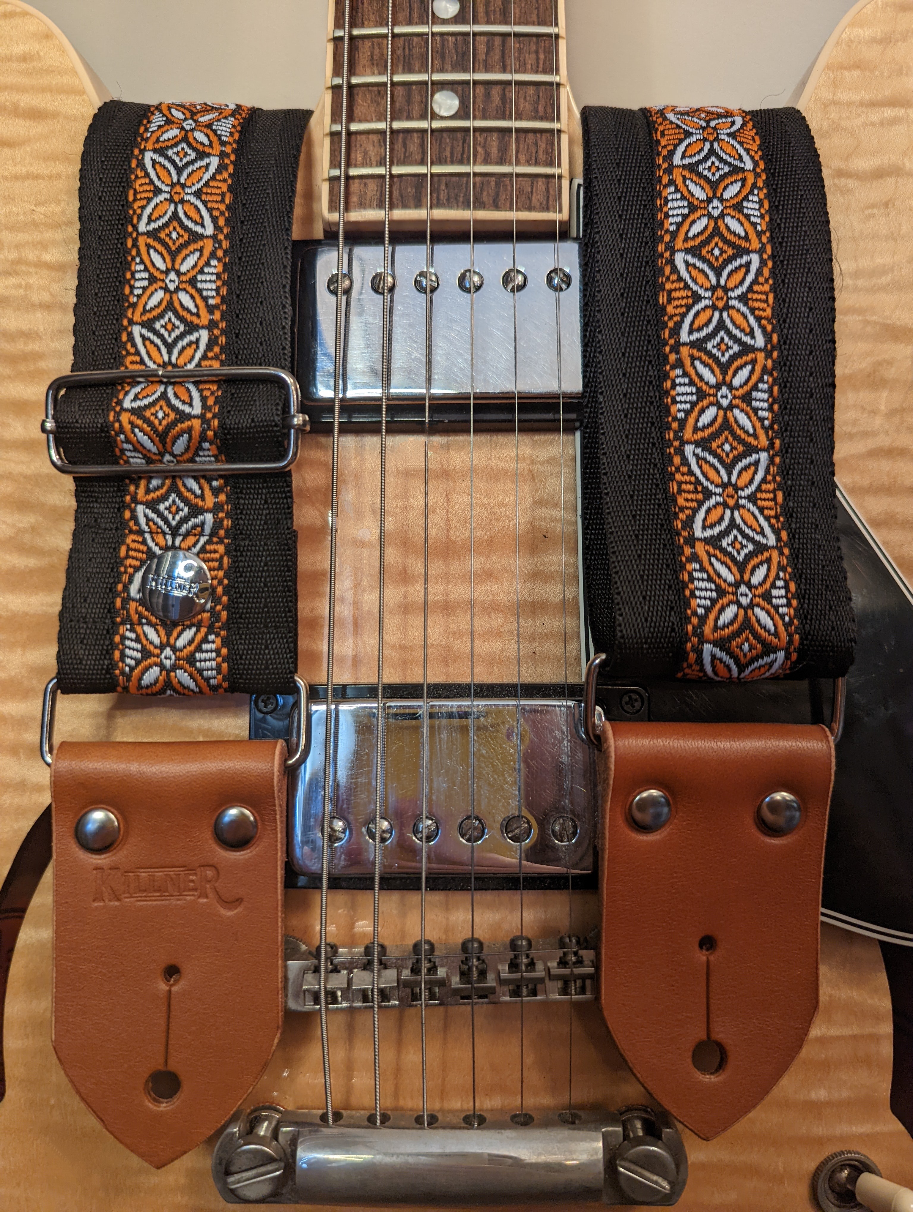 Wildflower - Handmade - Guitar Strap