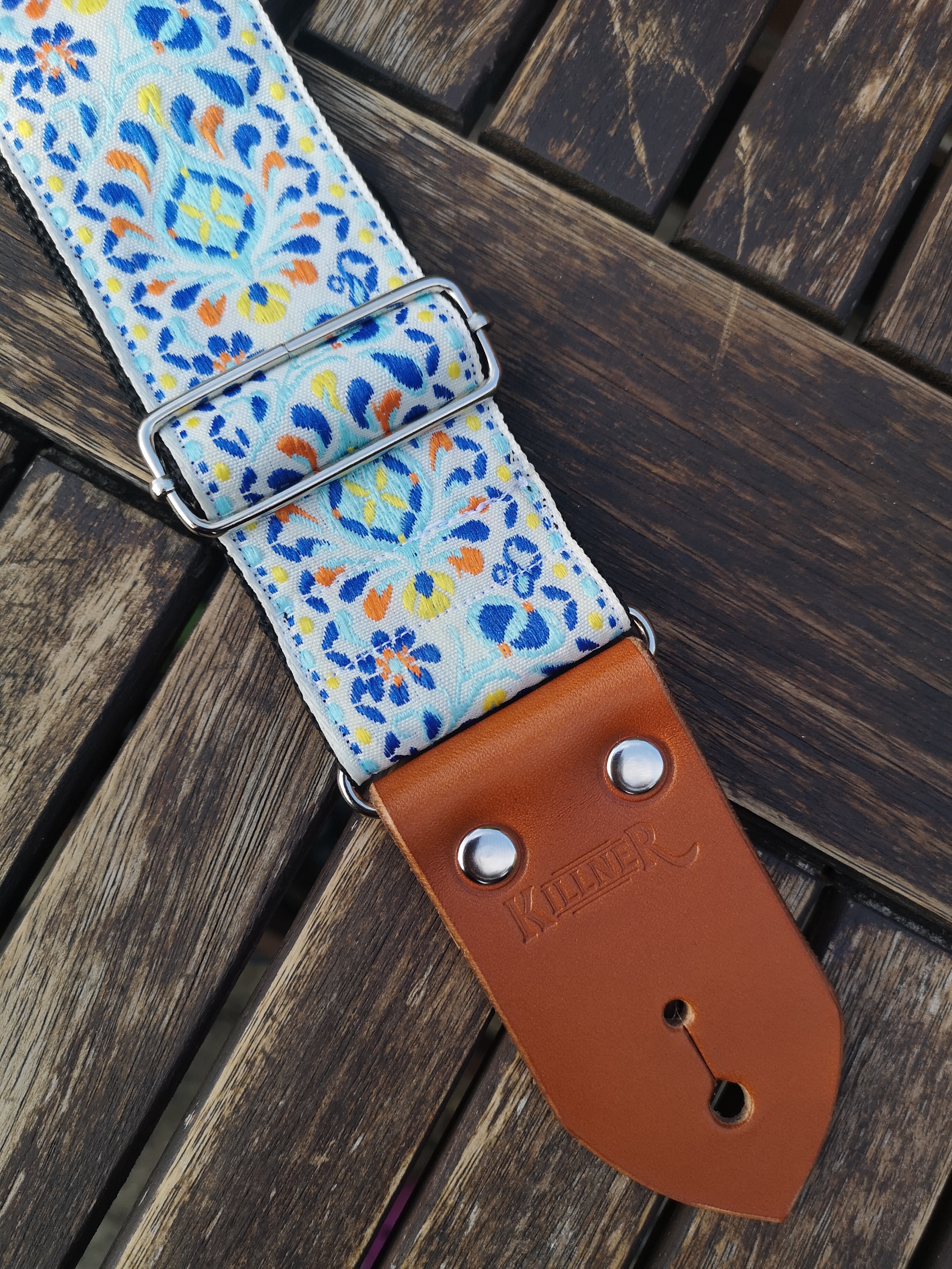 Snow Lantern - Handmade - Guitar Strap