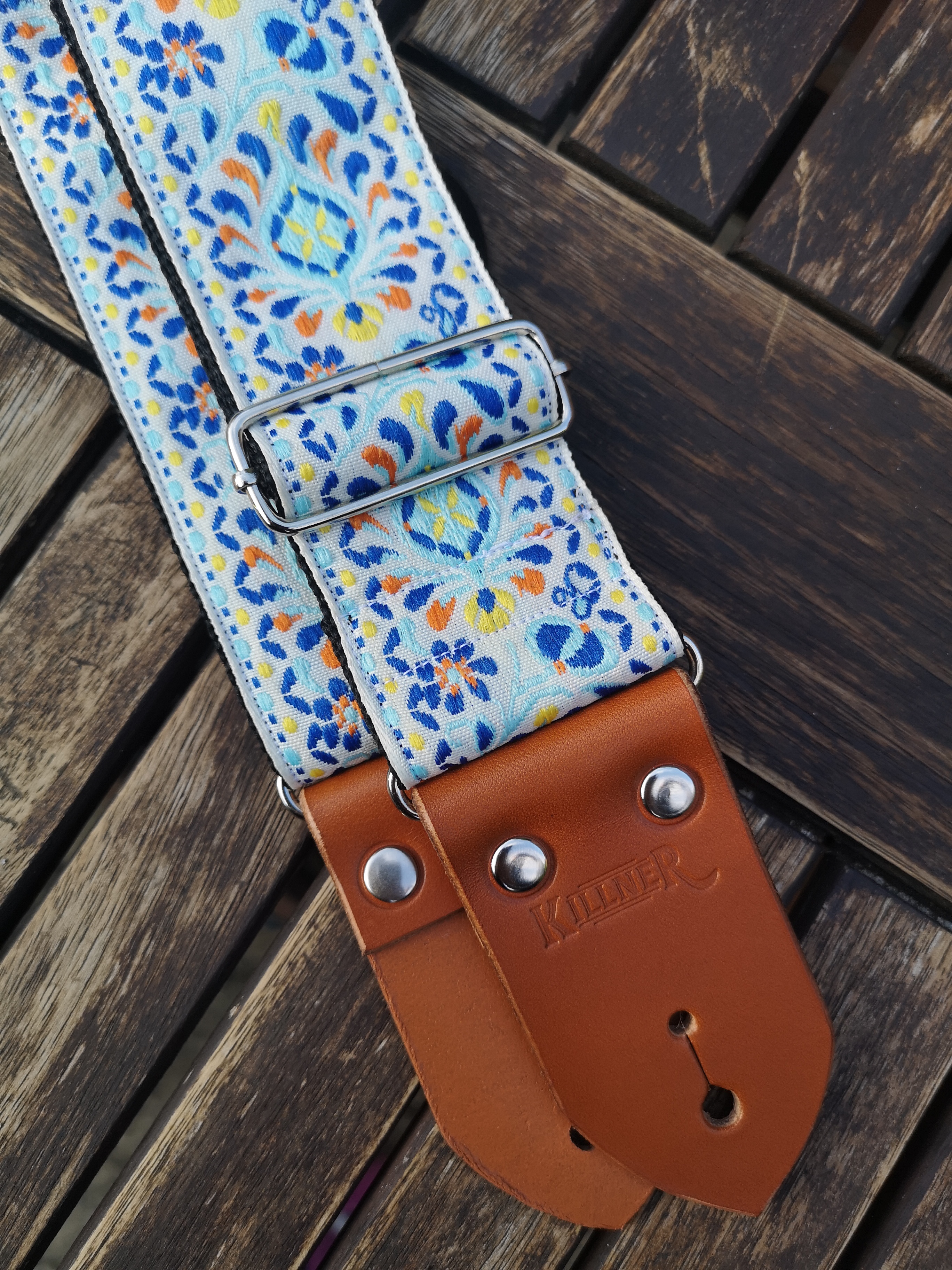 Snow Lantern - Handmade - Guitar Strap