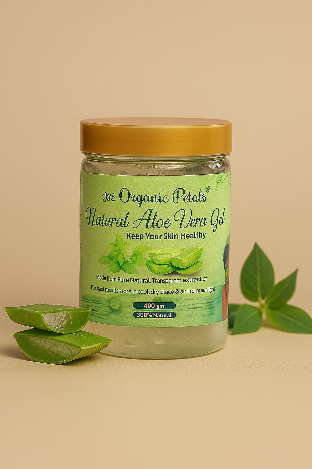 Organic Petals Natural Aloe Vera Gel