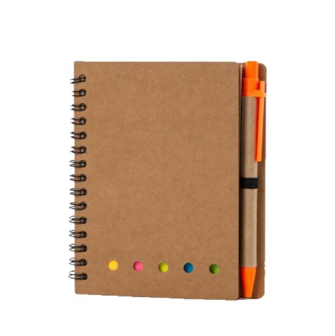 Eco-Friendly Spiral Notebooks with Pen