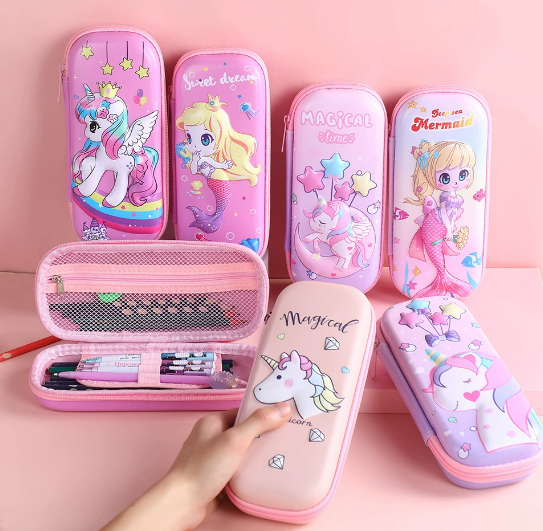 Magical Unicorn and Mermaid Pencil Cases