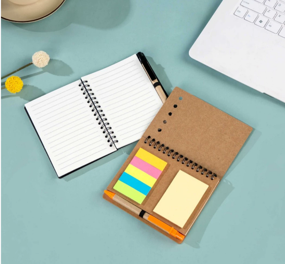 Eco-Friendly Spiral Notebooks with Pen