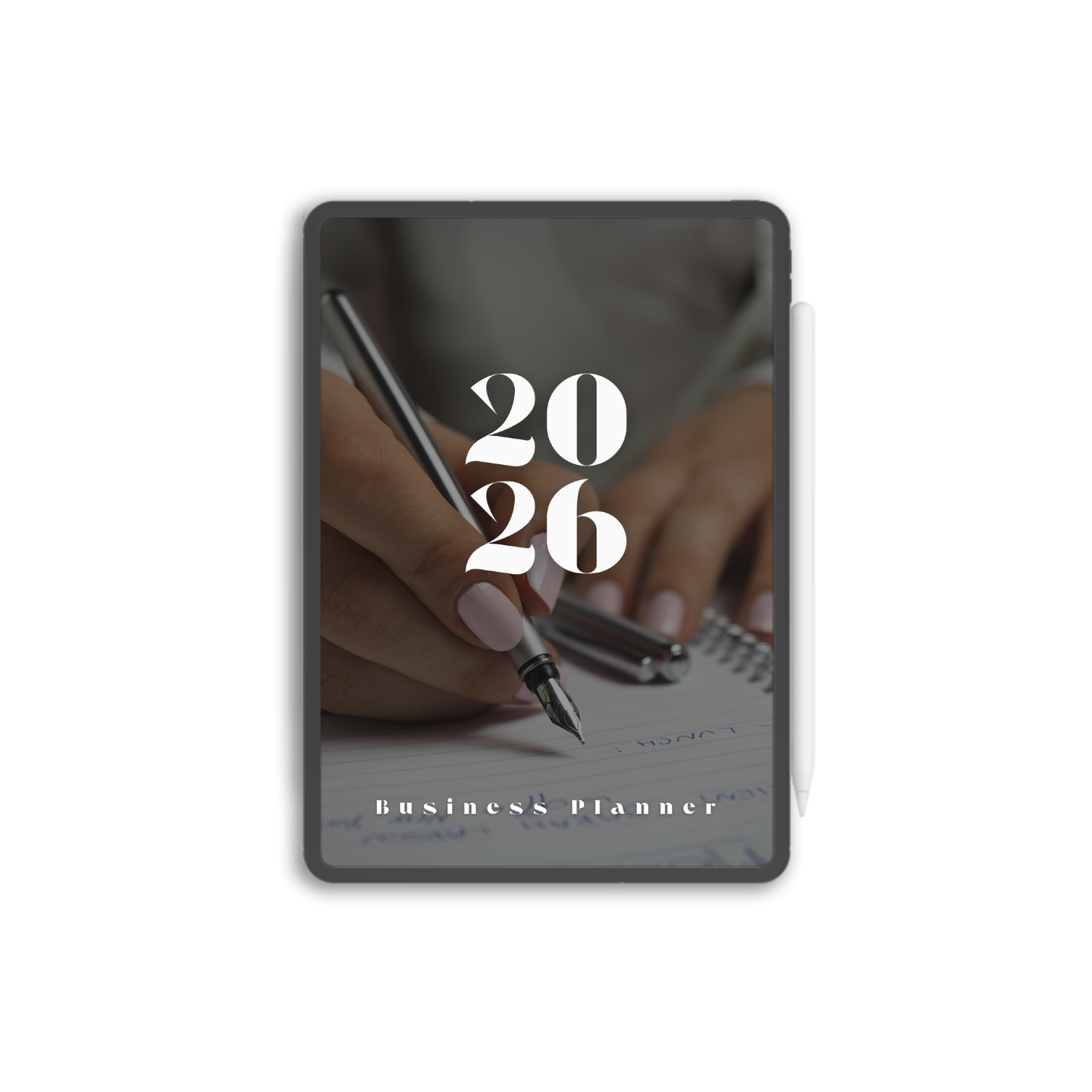 2026 Weekly Business Starter Planner - Black & White - Dated, Hyperlinked, Digital