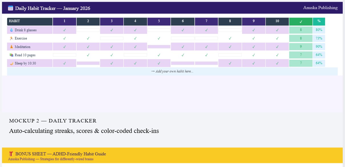 2026 Habit Tracker (Digital)