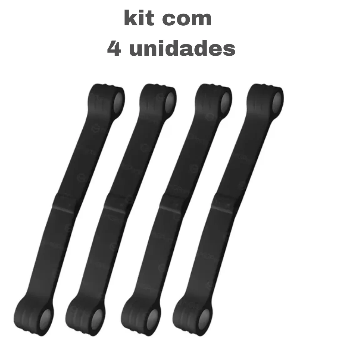 Kit 4 Tirantes Preto 