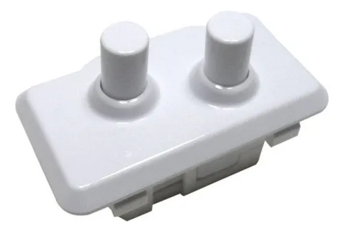 Interruptor Duplo Brastemp/Consul para Refrigerador Duplex W10471975 Branco