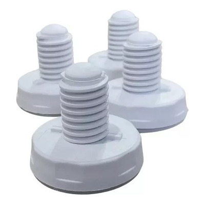 Kit 4 Pezinhos Nivelador Lavadora De Roupa Electrolux