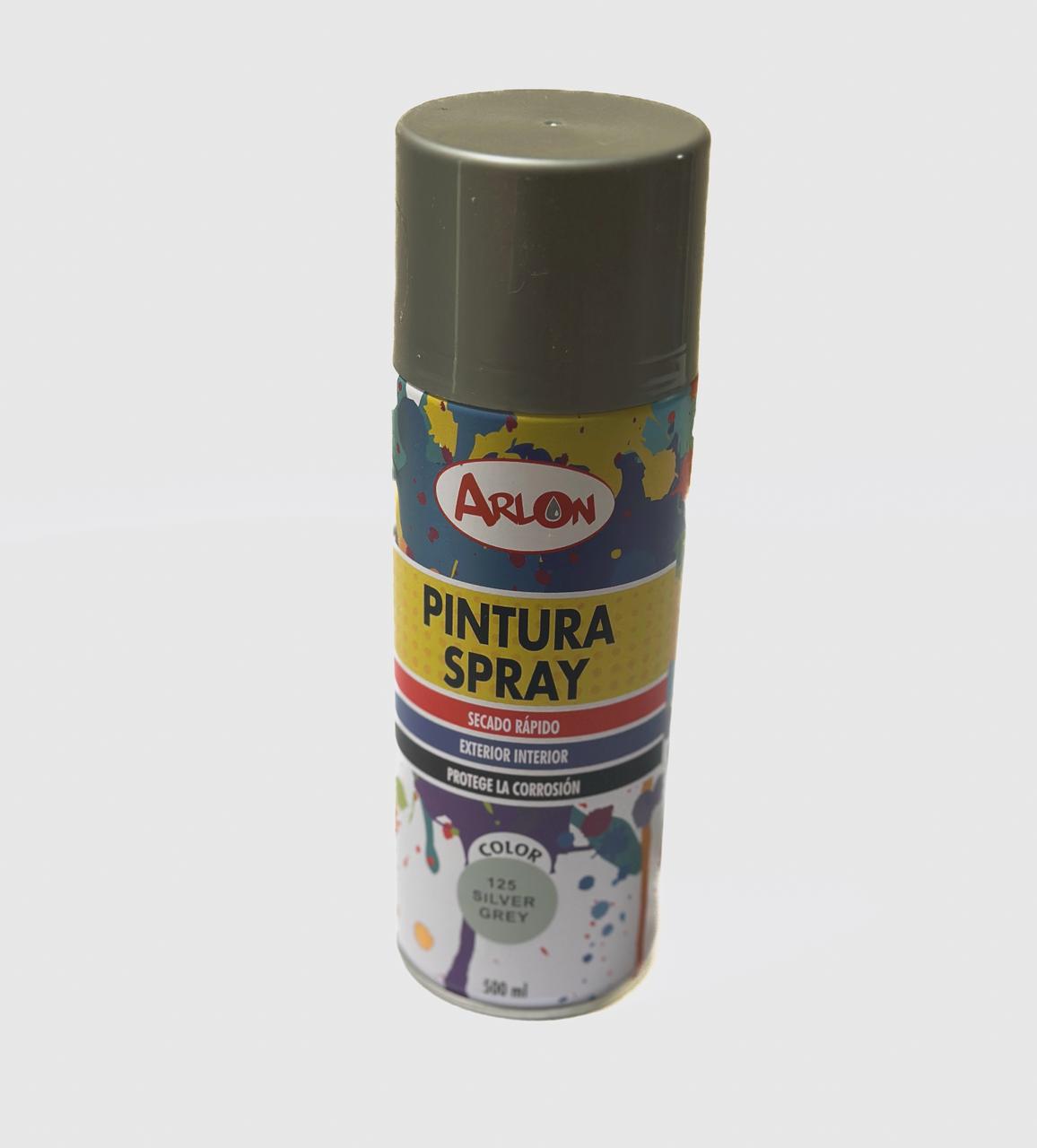 Pintura Spray Gris Plateada