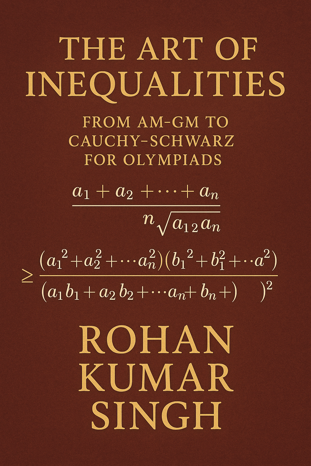 The Art of Inequalities: From AM-GM to Cauchy-Schwarz for Olympiads