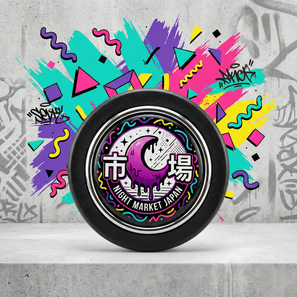 Night Market 90's Horn Button