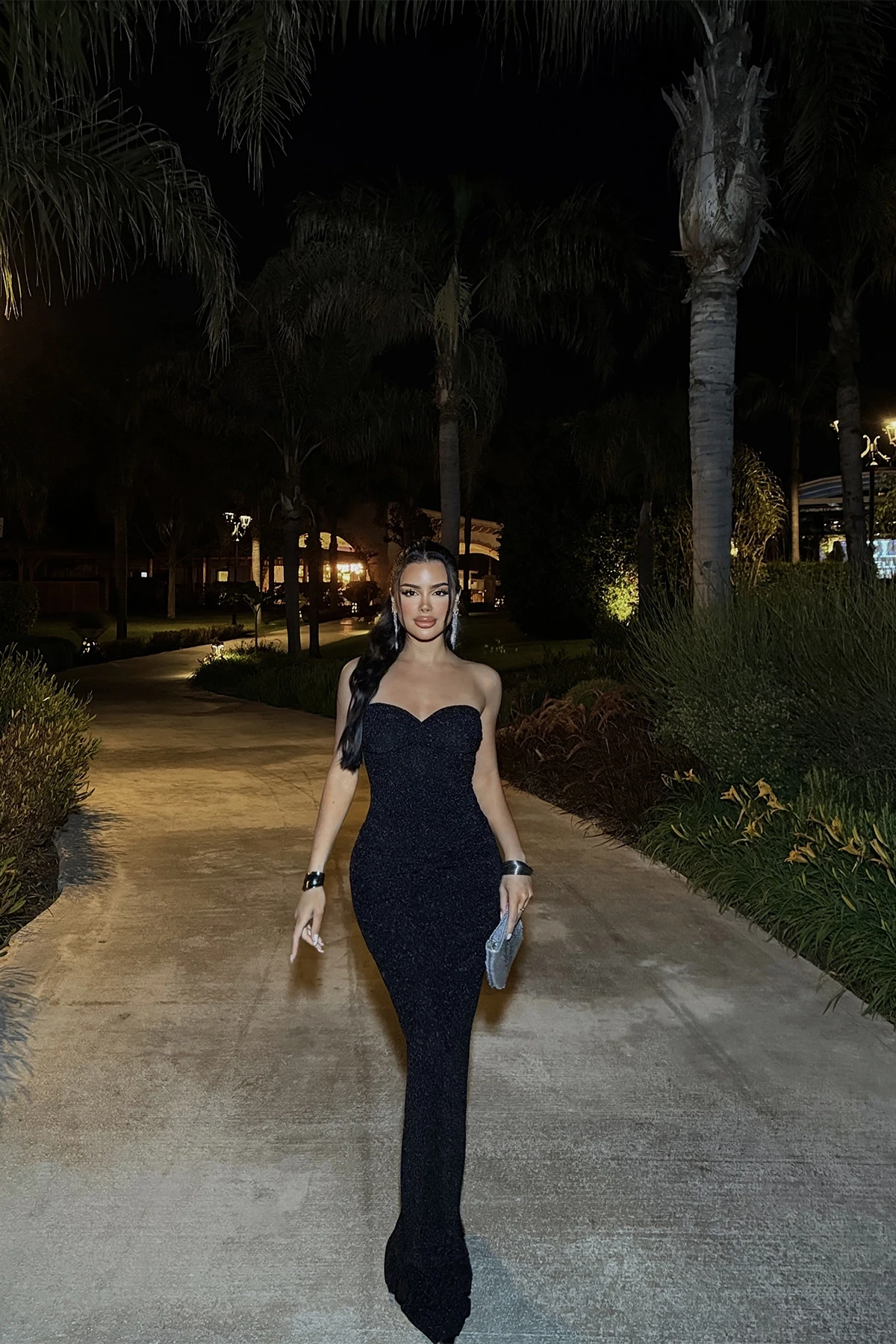 Elegant Black Evening Gown