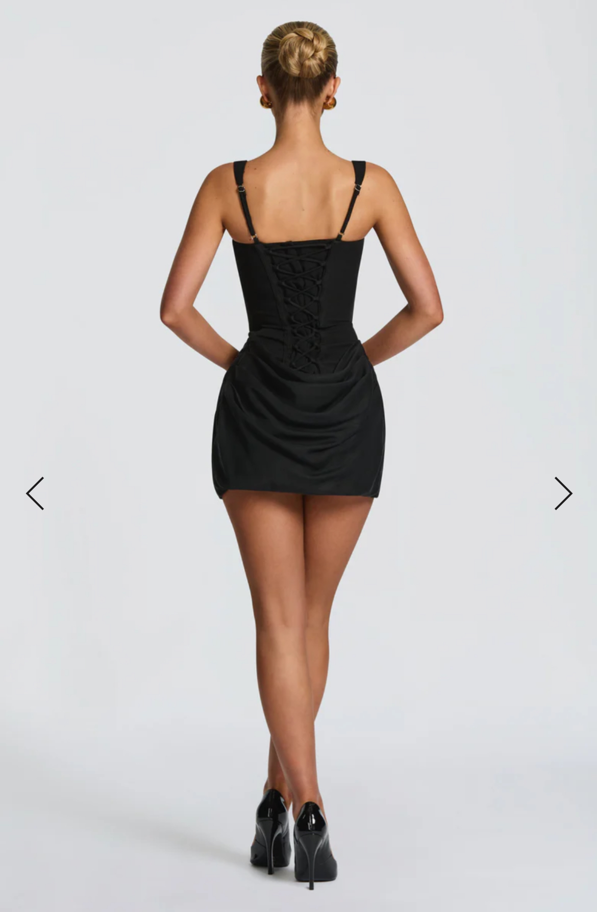 Black Sleeveless Mini Dress