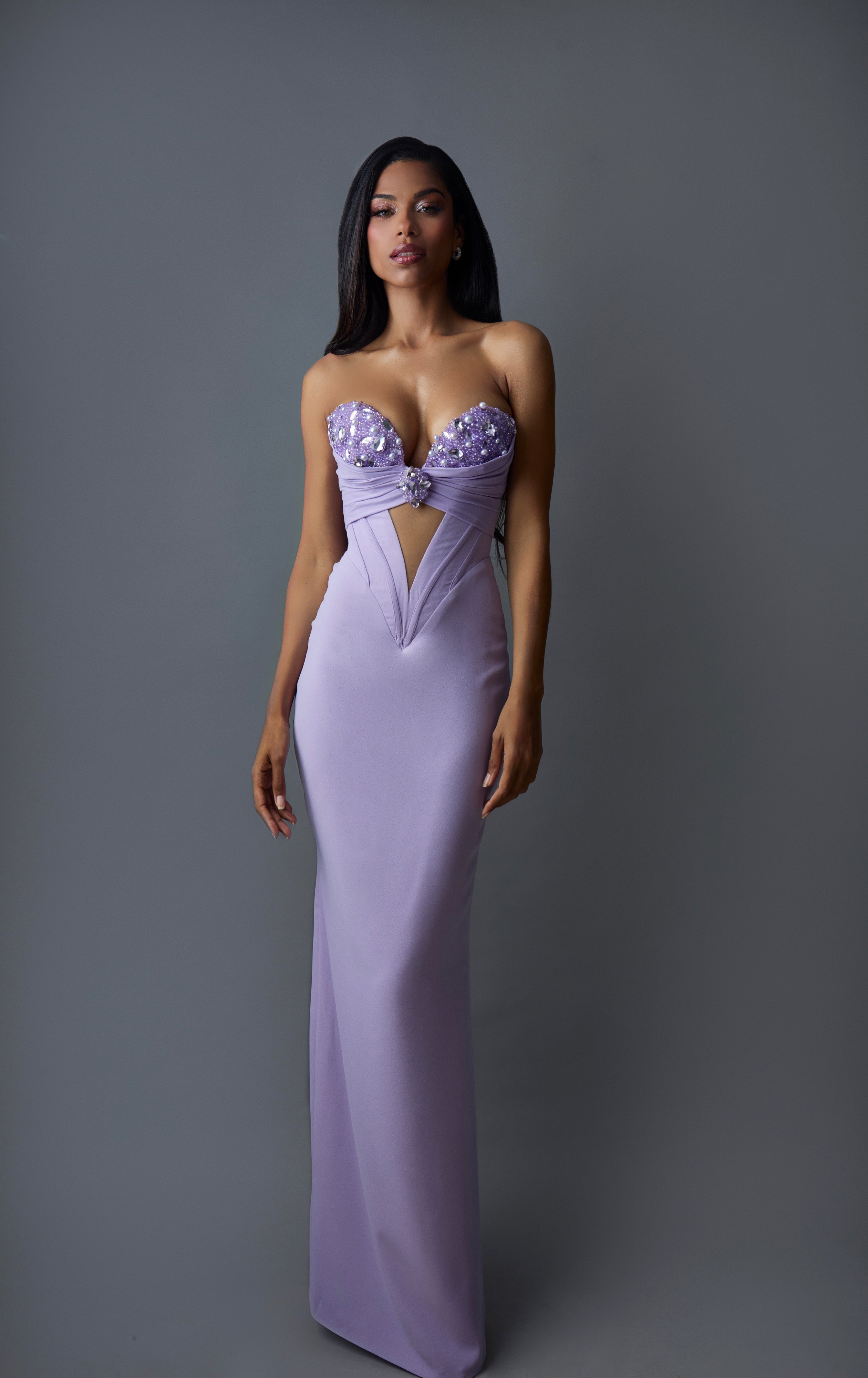 Lavender Evening Gown
