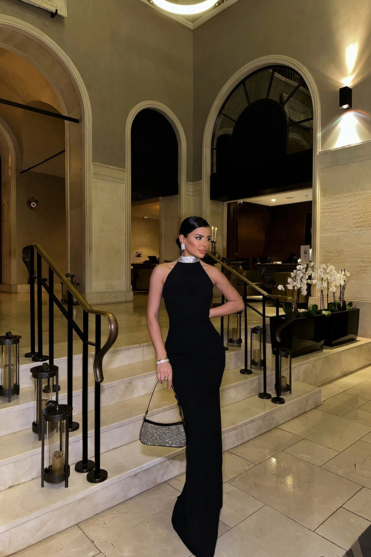 Elegant Black Evening Gown