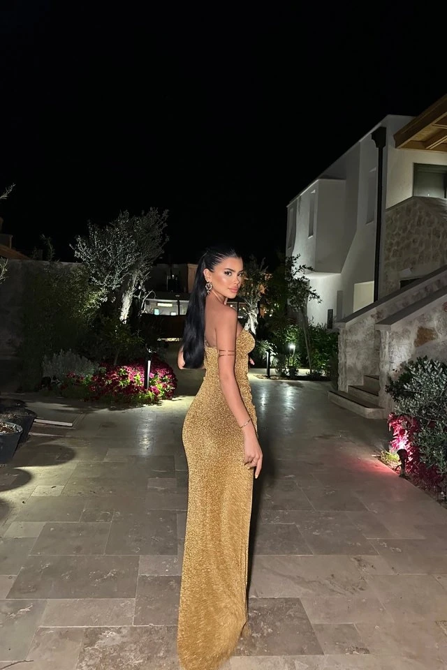Gold Evening Gown