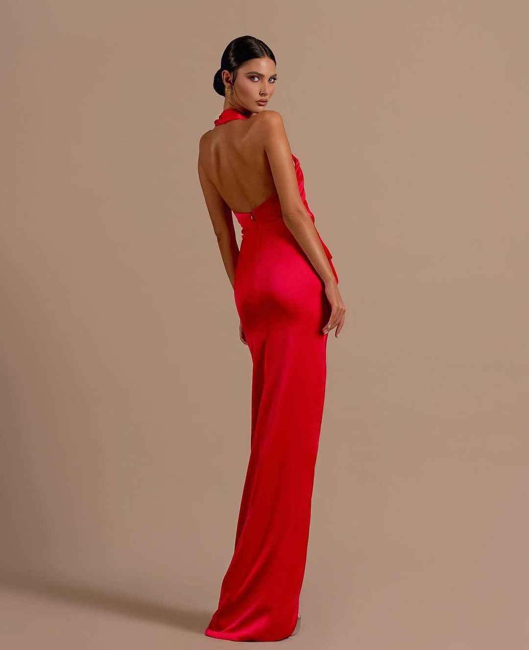 Elegant Red Evening Gown