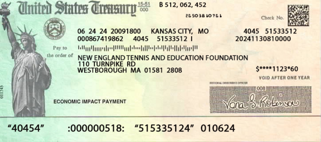 US Treasury Check Template PDF
