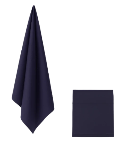 Ensemble Hijab et Bonnet assorti Bleu Marine - Set Bahr