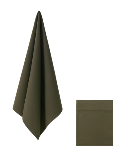 Ensemble Hijab et Bonnet assorti Kaki Olive - Set Zeitoun