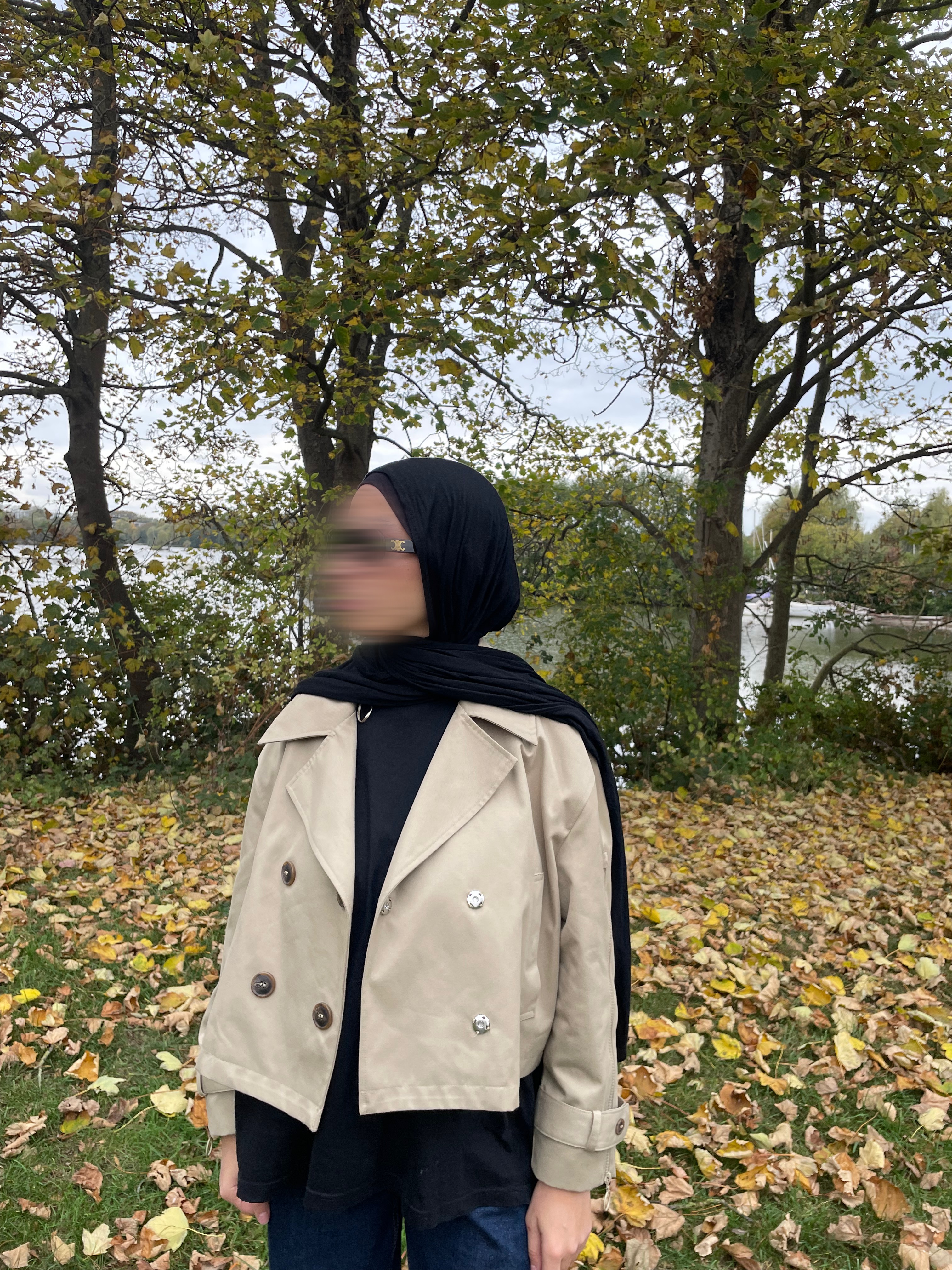 Ensemble Hijab et Bonnet assorti - Set Layl (noir)