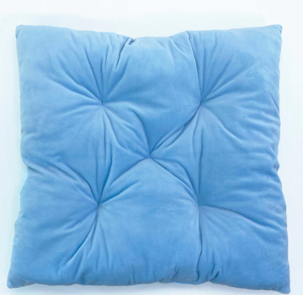 Colchonete tipo almofada Azul avião