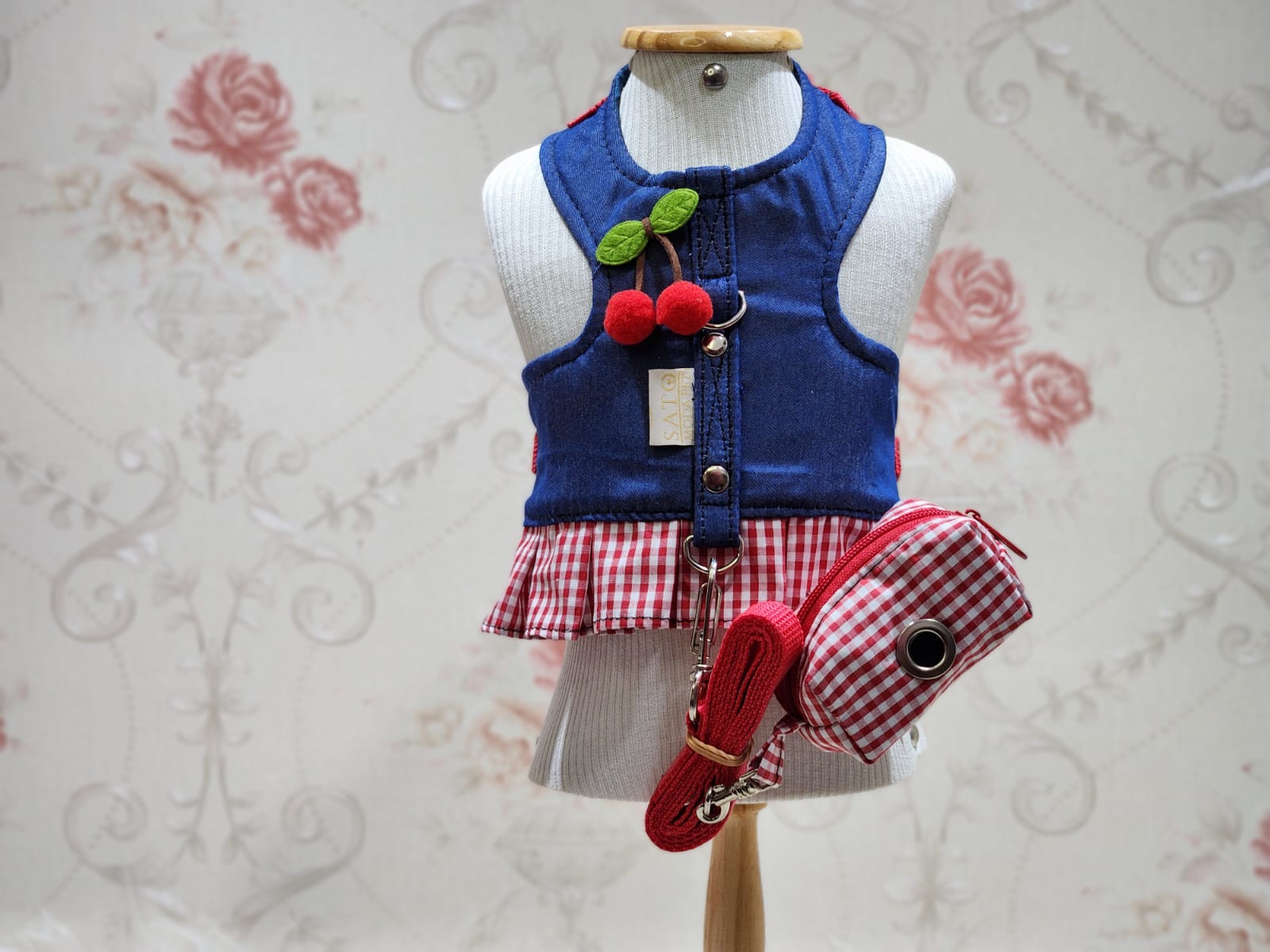 Peitoral Cereja + Porta Caca