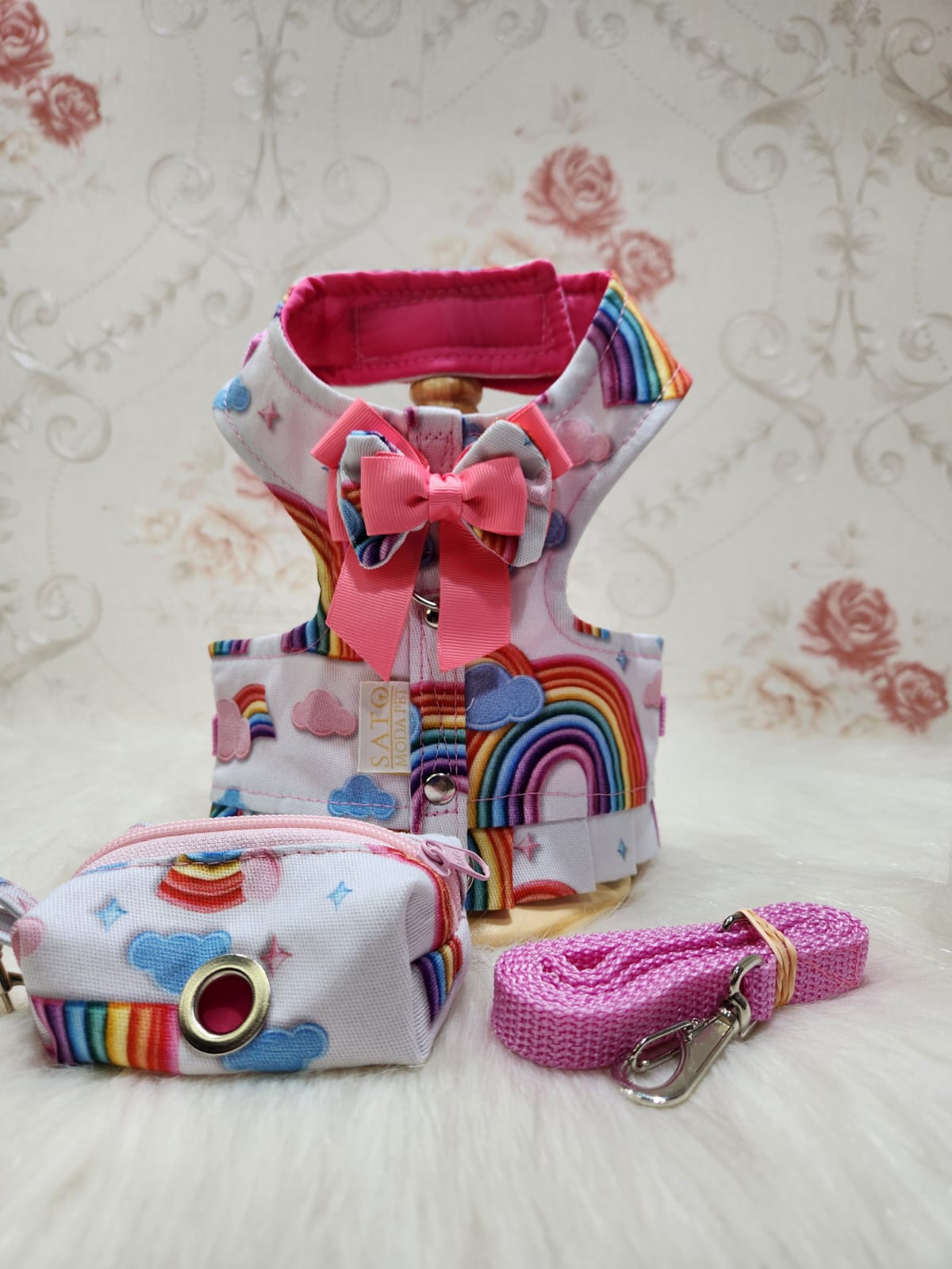 Peitoral Arco íris + Porta Caca