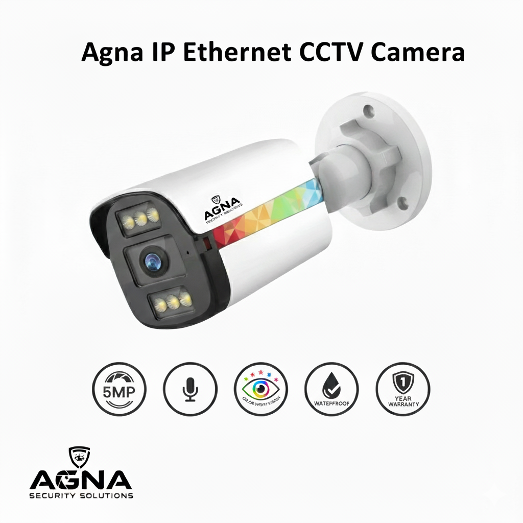 Agna 5 MP IP Ethernet CCTV Camera