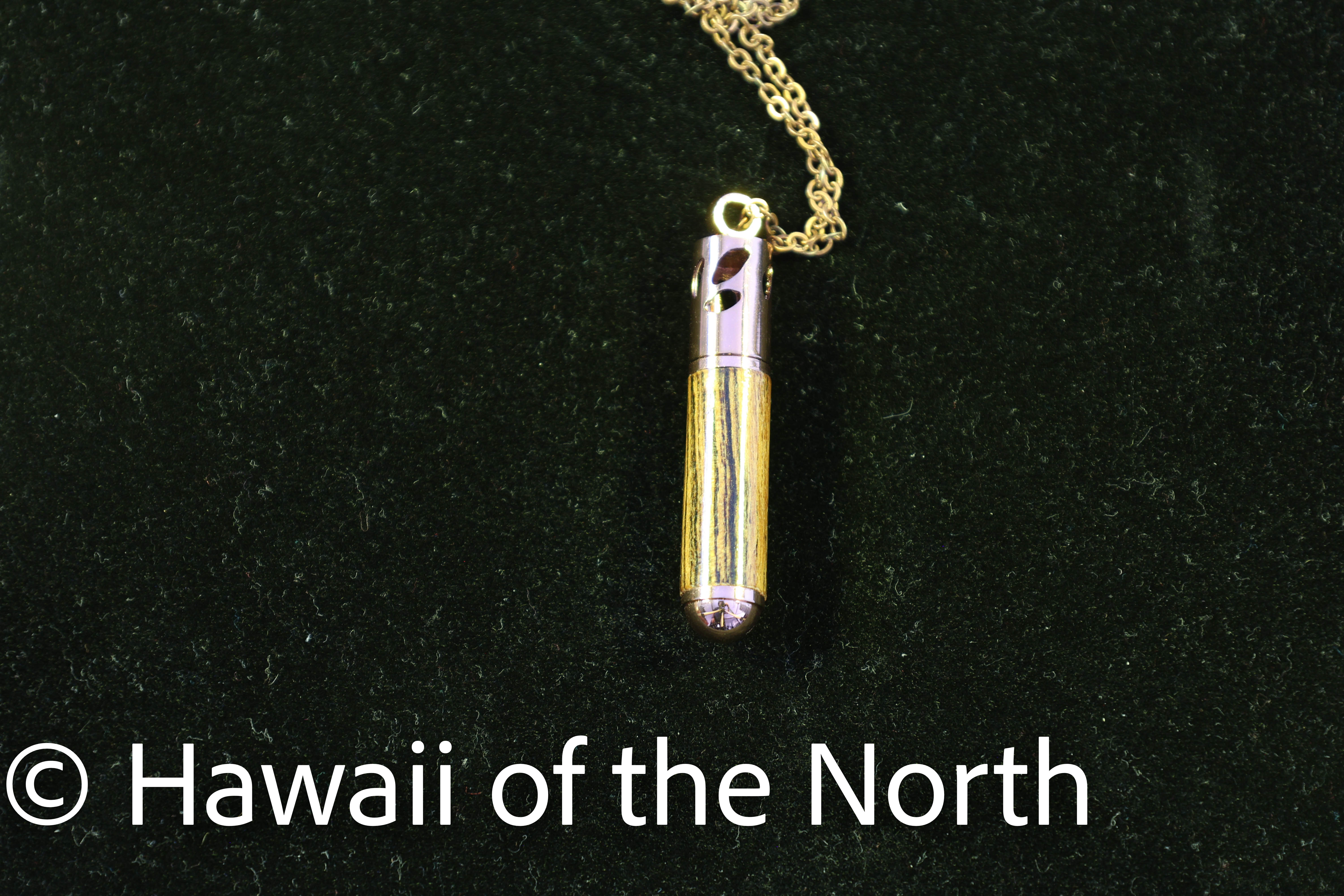 Handcrafted Wooden Aroma Therapy Pendant Necklace