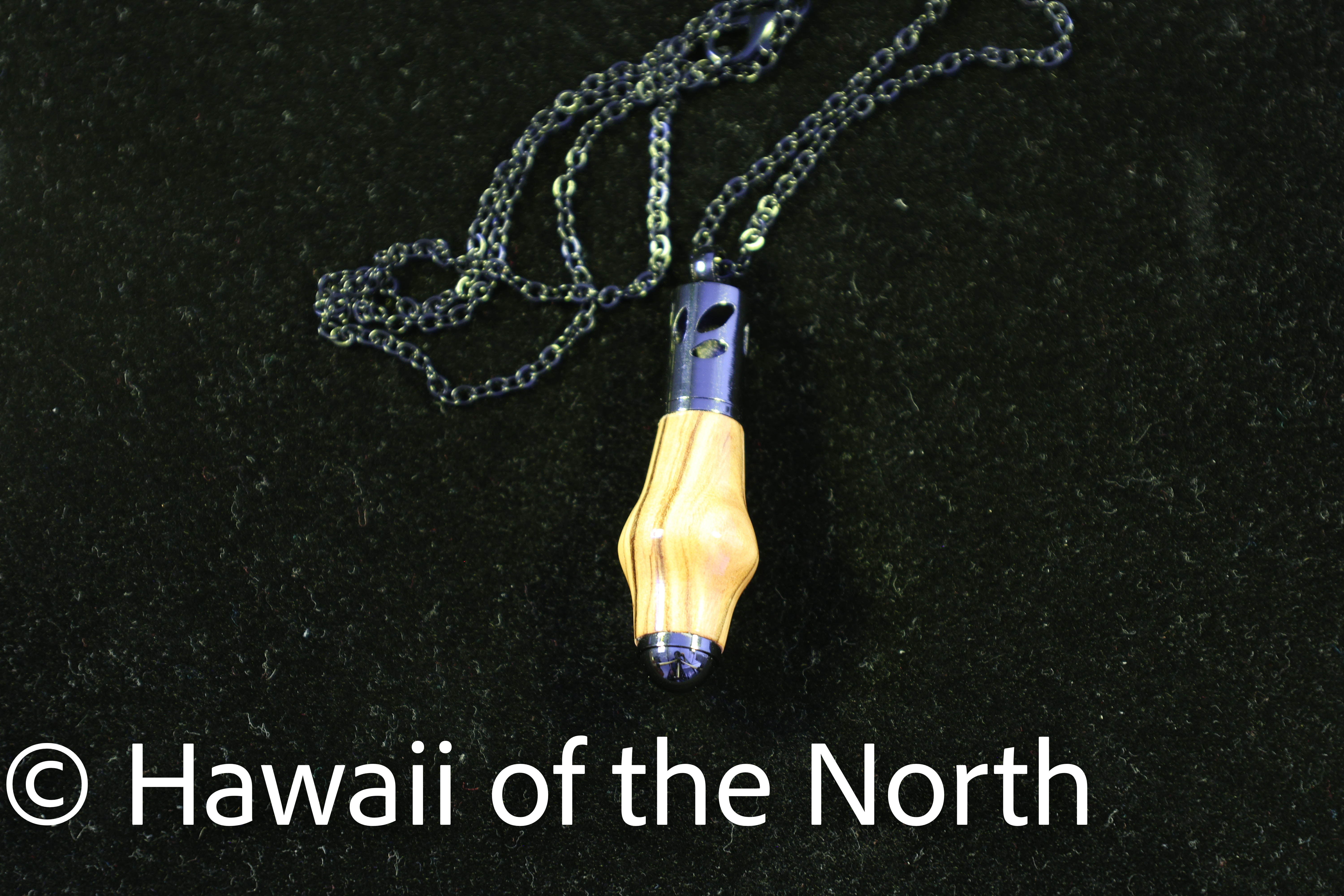 Handcrafted Wooden Aroma Therapy Pendant Necklace