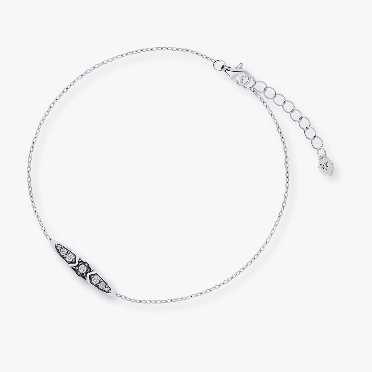 Sudraba rokassprādze Royal Star