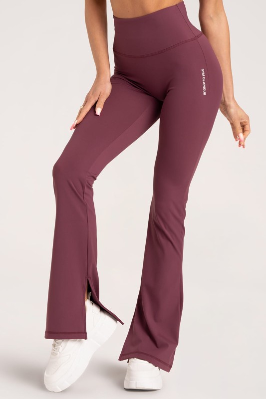 Gym Glamour Zvana bikses ar šķēlumu kājas daļā