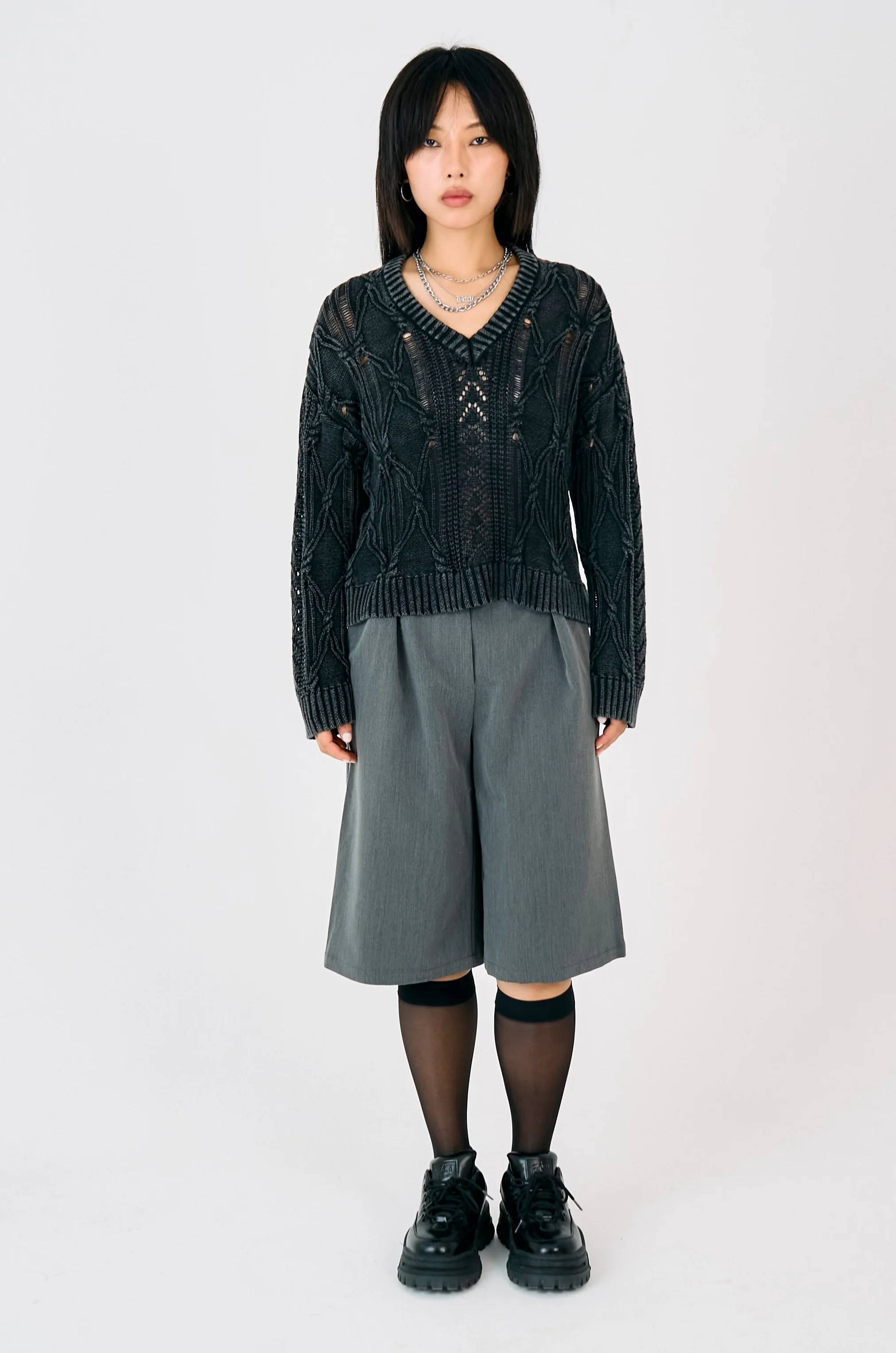 Format Acid Wash Knit