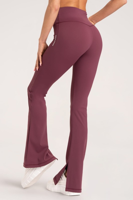 Gym Glamour Zvana bikses ar šķēlumu kājas daļā