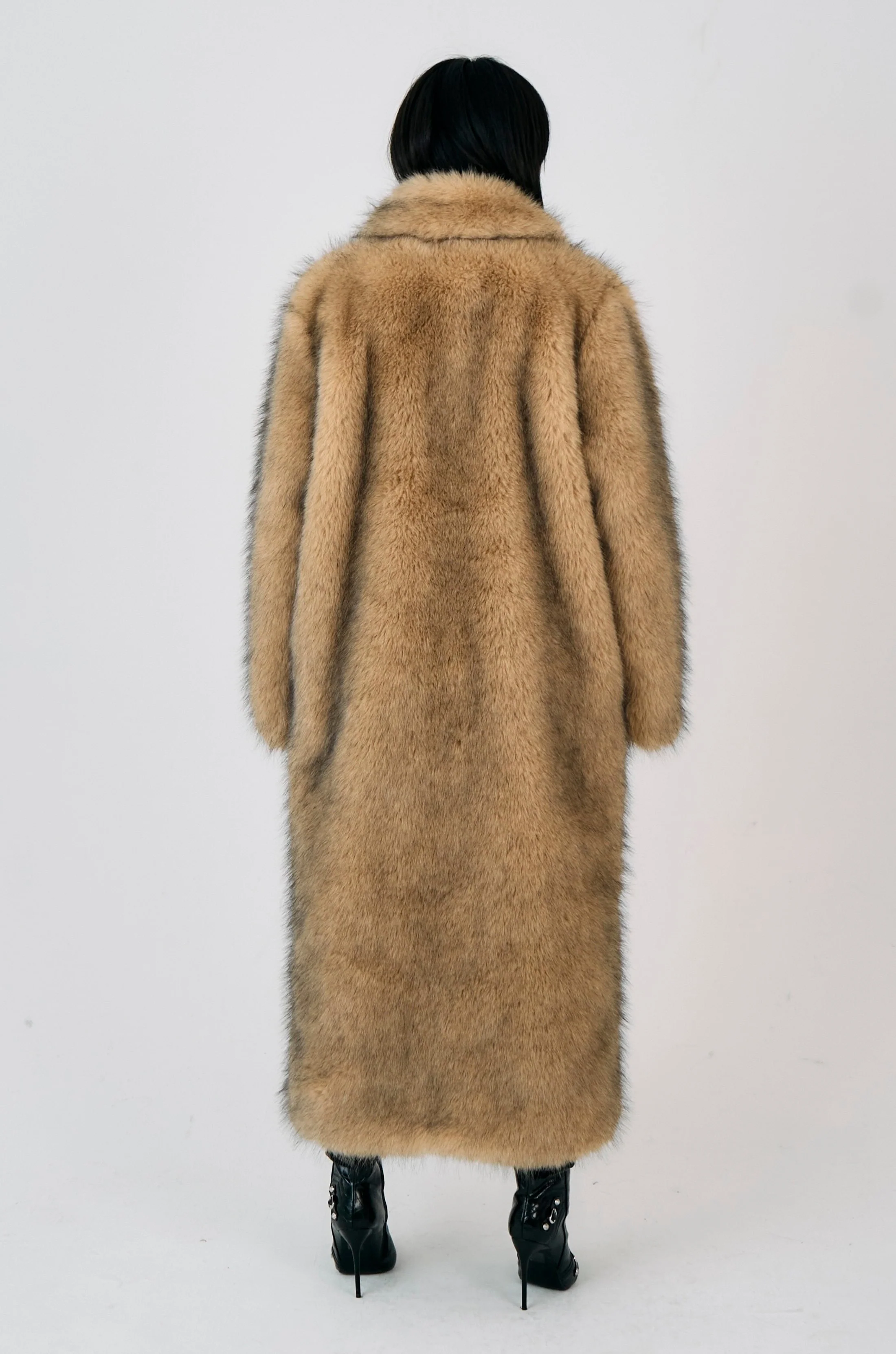 Tara Faux Fur Maxi Coat